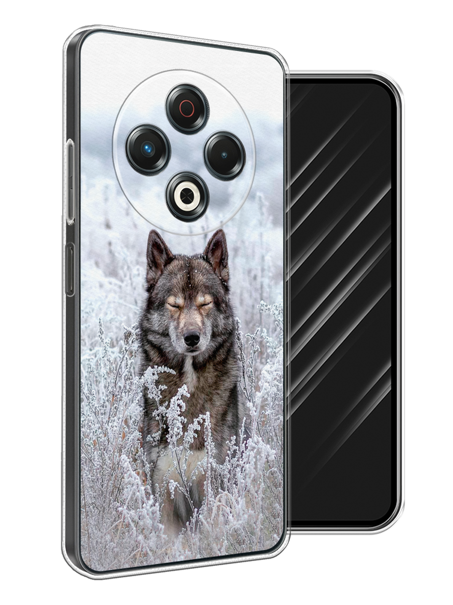 

Чехол Awog на Tecno Spark 30 "Волк в поле", Белый;черный, 309150-1