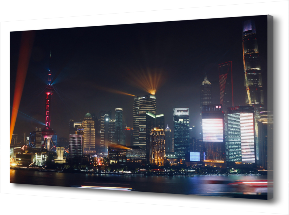 

Большая картина на холсте Ночной Гонконг PRC-454 (120x80см). Натуральный холст