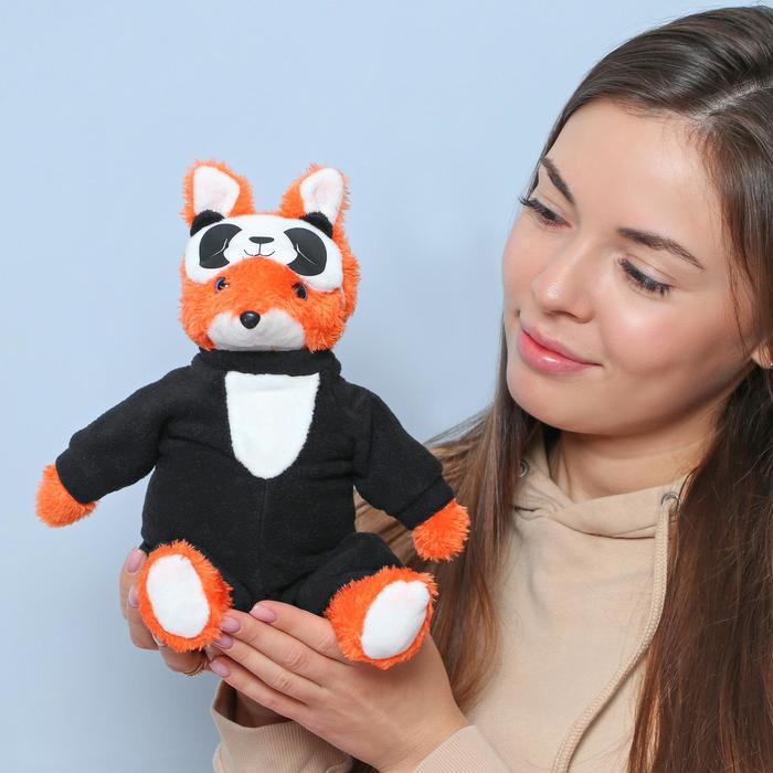 фото Мягкая игрушка milo toys лиса с маской 30 см, в пакете