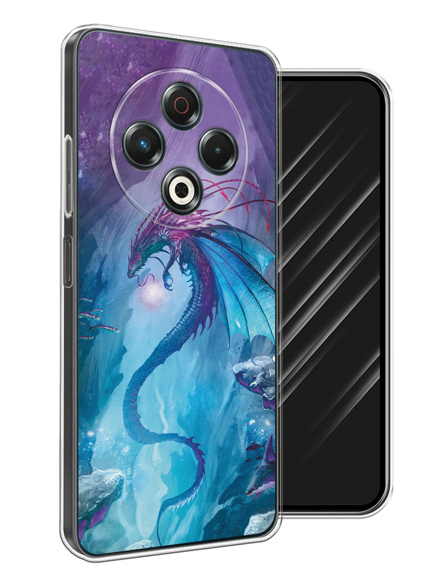 

Чехол Awog на Tecno Spark 30 "Водный дракон", Голубой;фиолетовый;синий, 309150-1