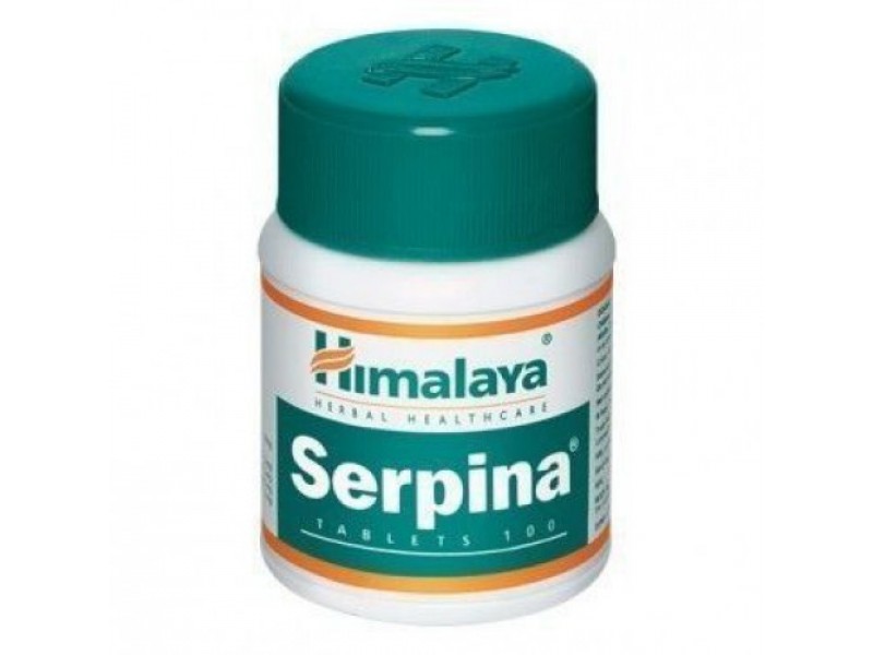 Пищевая добавка Himalaya Серпина 500 мг, 100 таблеток