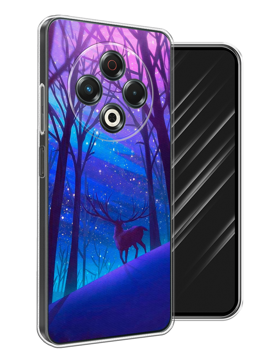 

Чехол Awog на Tecno Spark 30 "Северный олень", Фиолетовый;голубой;синий, 309150-1