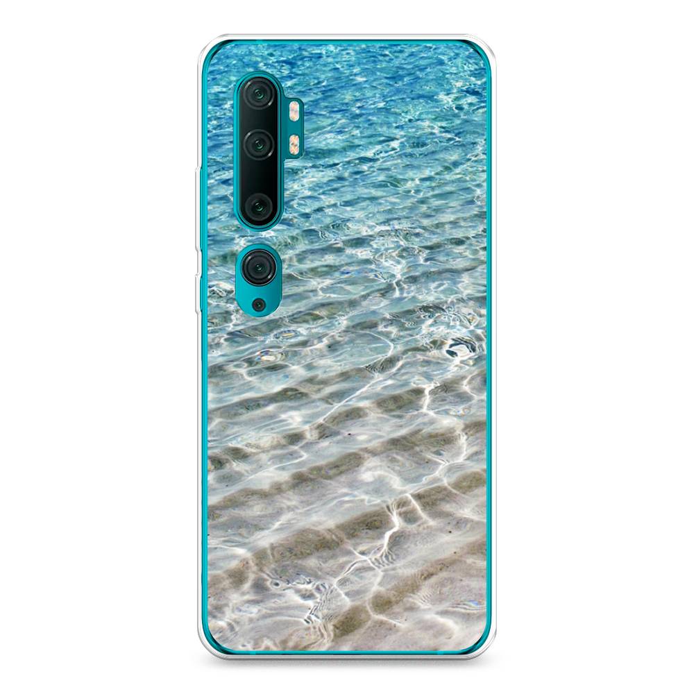 

Чехол Awog на Xiaomi Mi Note 10/Mi Note 10 Pro "Волны 10", Разноцветный, 37350-4