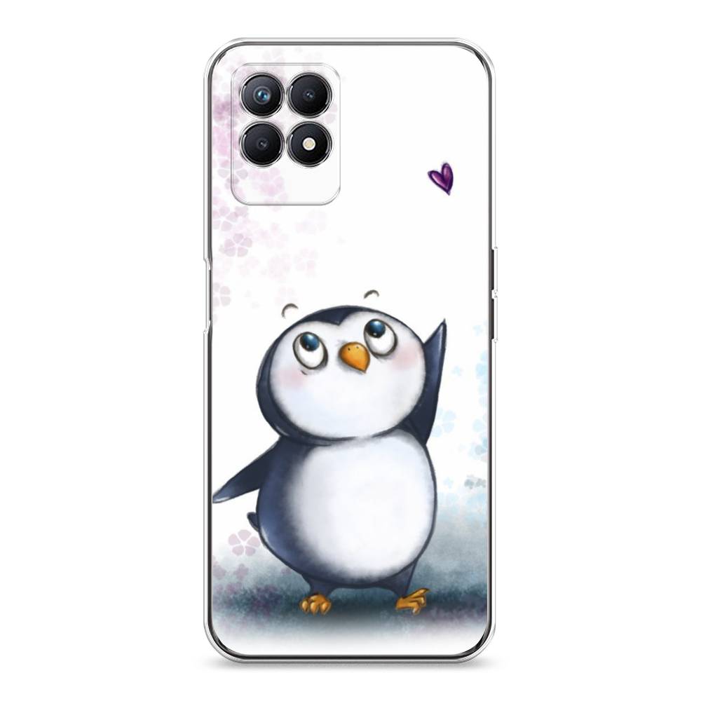 

Чехол Awog на Realme 8i "Пингвин и сердечко", Разноцветный, 257350-1