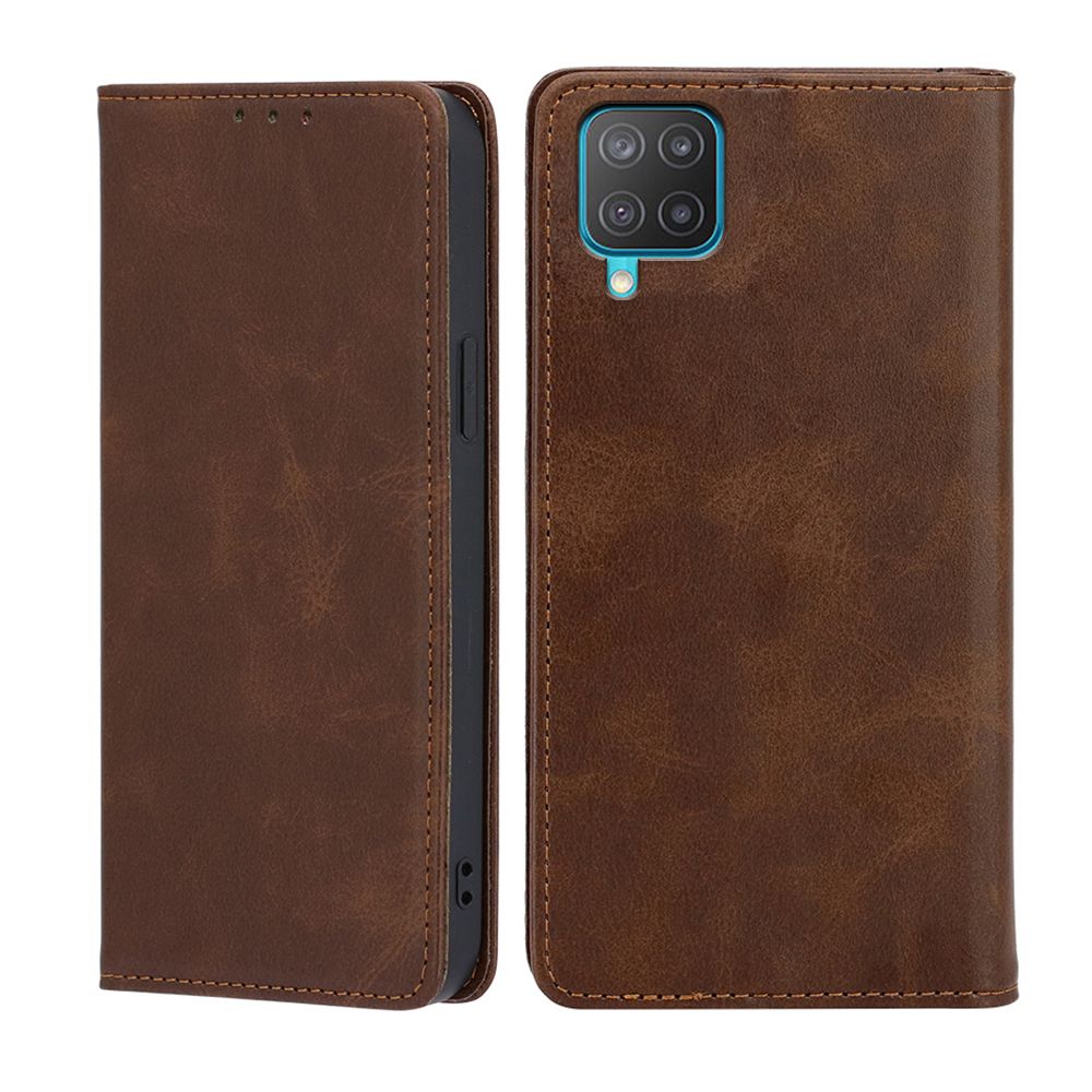 

Чехол-книжка MyPads для Samsung Galaxy M12 (SM-M127F), Коричневый