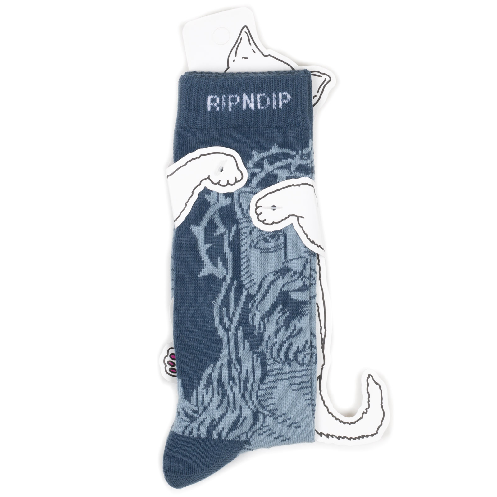 Носки унисекс Ripndip Lord Savior синие one size 3690₽