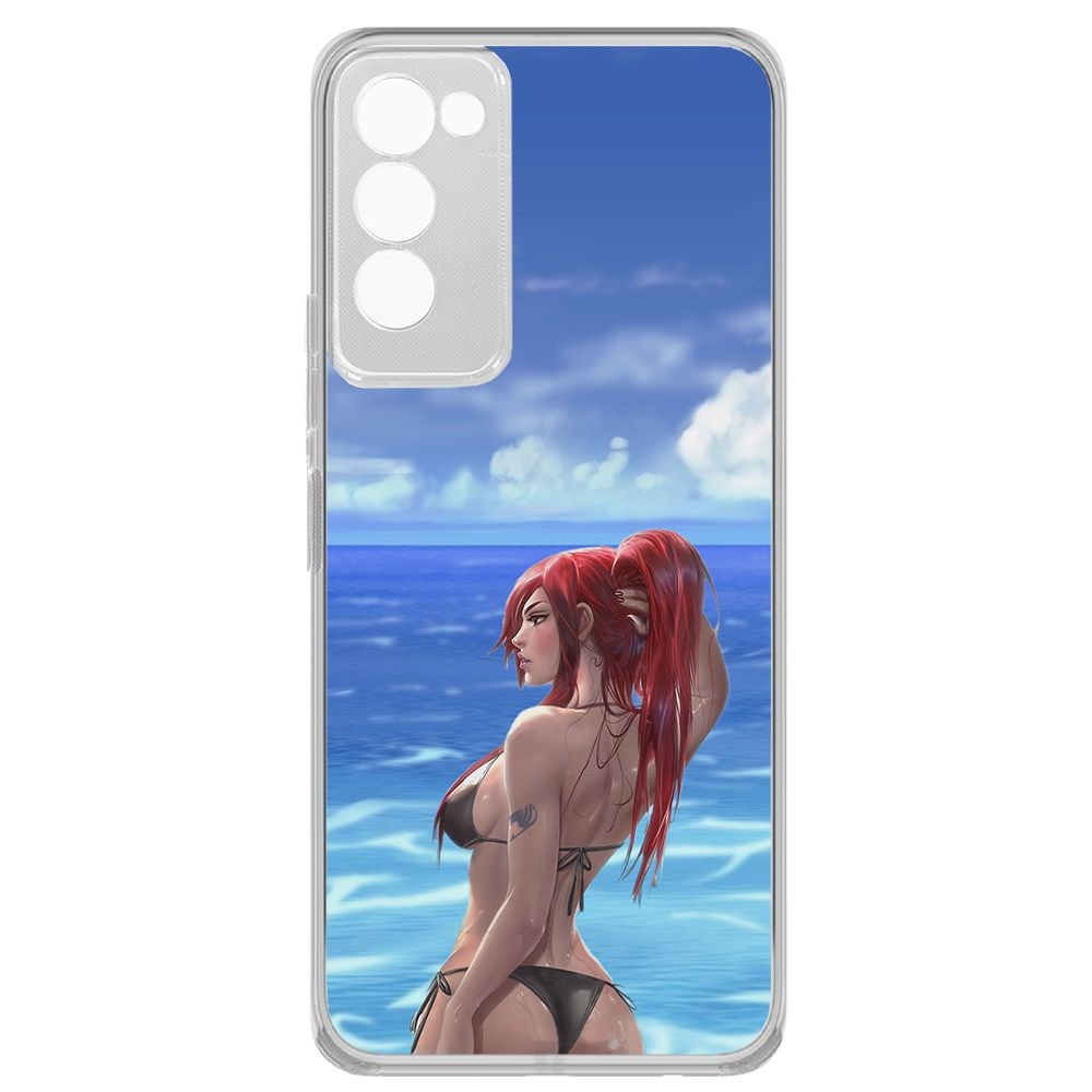 

Чехол-накладка Krutoff Clear Case Купальник женский для Tecno Camon 18, Прозрачный