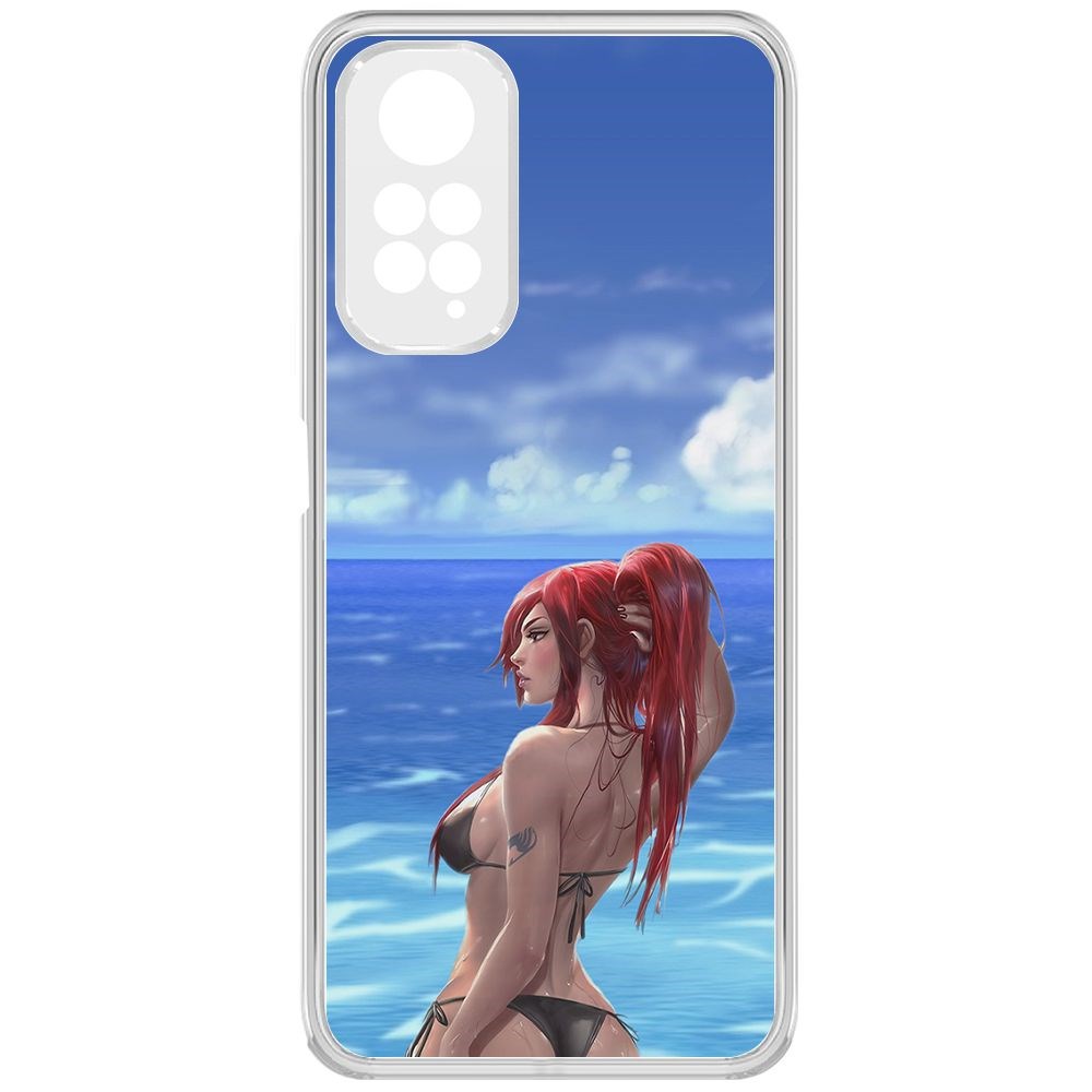 фото Чехол-накладка krutoff clear case купальник женский для xiaomi redmi note 11s