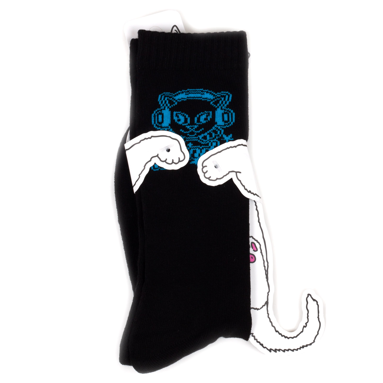 Носки унисекс Ripndip Kawaii Nerm черные one size 3690₽