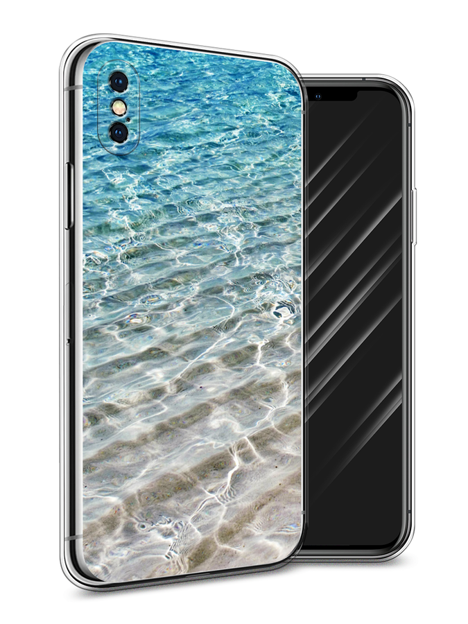 

Чехол Awog на Apple iPhone XS Max (10S Max) / Айфон XS Max (10S Max) "Волны 10", Разноцветный, 11950-4