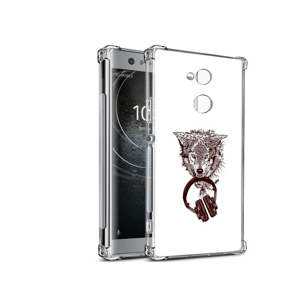 

Чехол MyPads Tocco для Sony Xperia XA2 дикий волк (PT99627.238.325), Прозрачный, Tocco