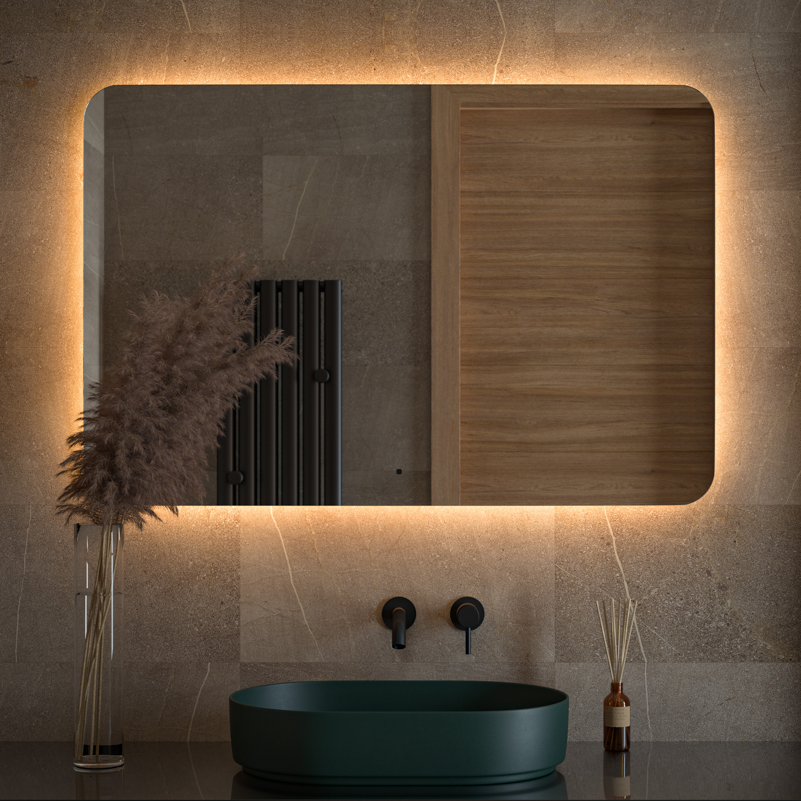 

Зеркало Defesto OPTI DF 2820RH с LED-подсветкой настенное 120x80см, DF 2820RH