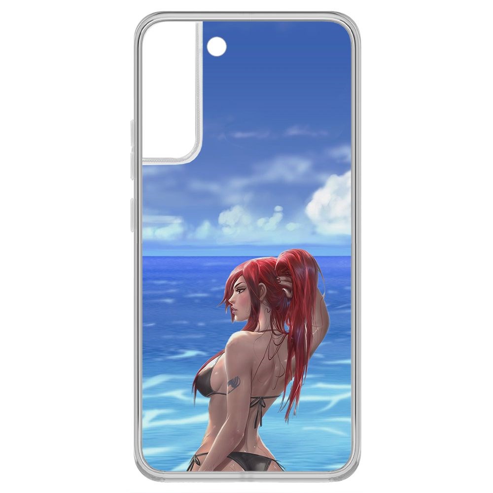 Чехол-накладка Krutoff Clear Case Купальник женский для Samsung Galaxy S22+