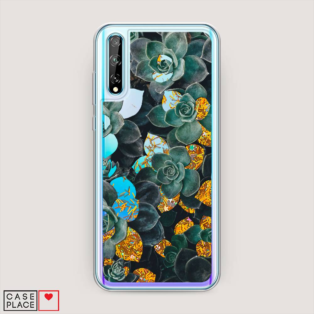 

Чехол Awog на Huawei Y8p "Сукуленты цветные", 6103490-1