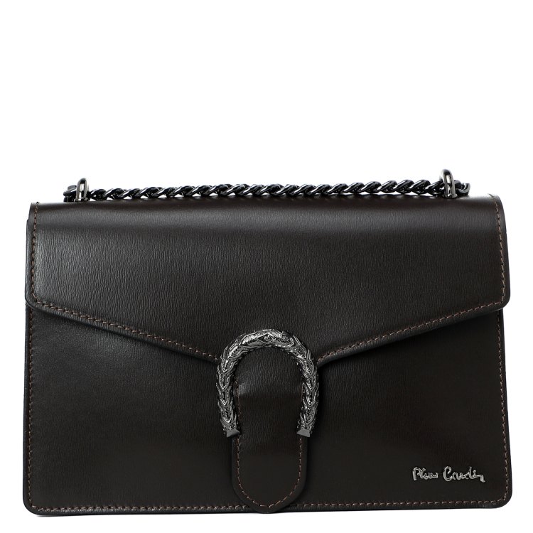 

Сумка женская Pierre Cardin 1923 BOX темно-коричневая, Коричневый, 1923 BOX