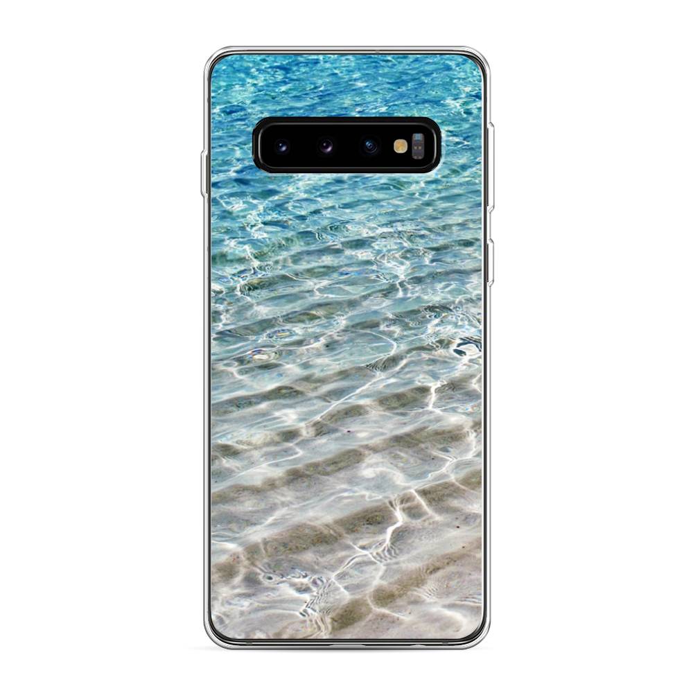 

Чехол Awog на Samsung Galaxy S10 "Волны 10", Разноцветный, 27050-4
