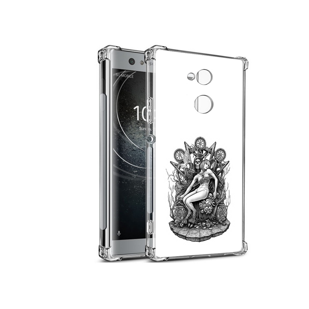 

Чехол MyPads Tocco для Sony Xperia XA2 девушка на троне (PT99627.238.309), Прозрачный, Tocco