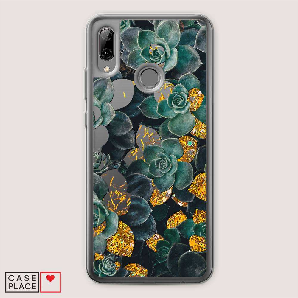 

Чехол Awog на Huawei P Smart 2019 "Сукуленты цветные", Зеленый, 67290-1