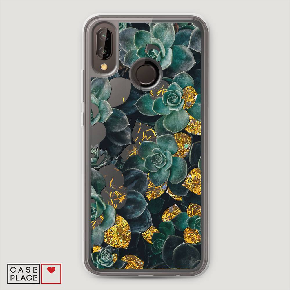 

Чехол Awog "Сукуленты цветные" для Huawei Nova 3E, 65690-1