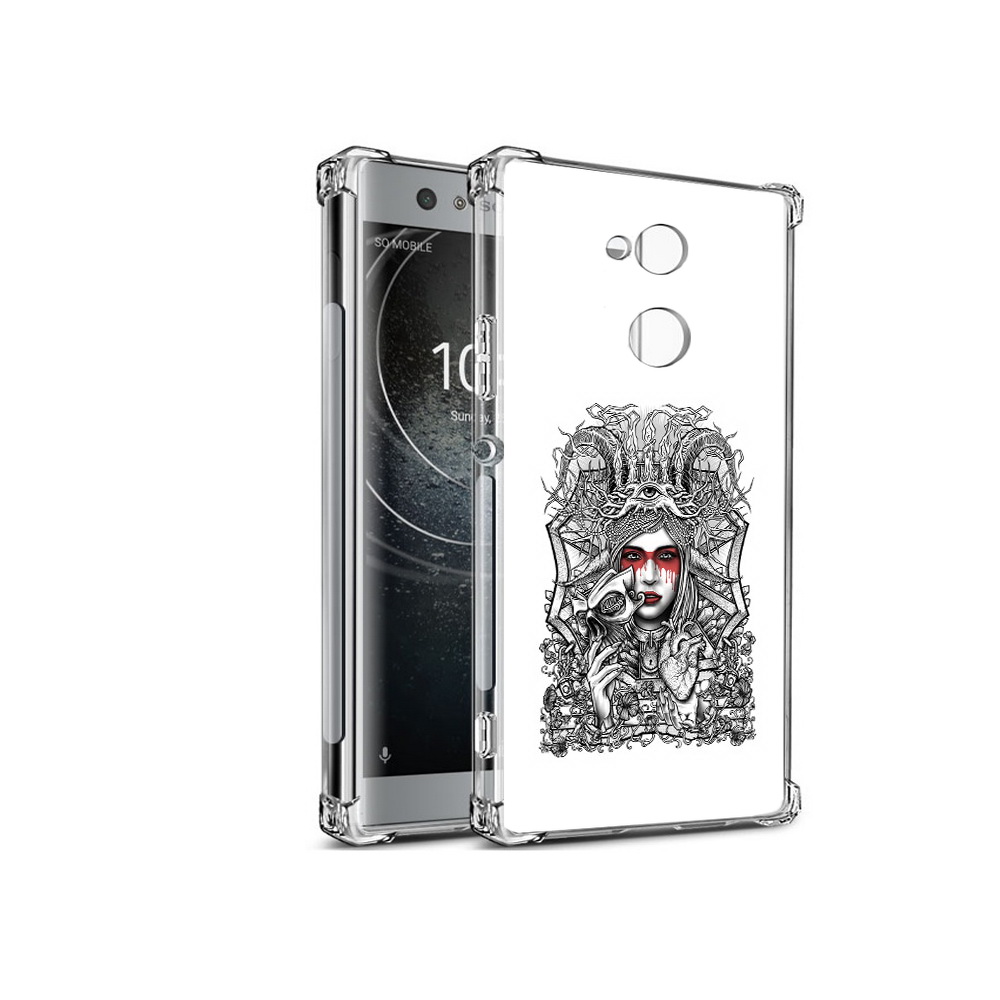 

Чехол MyPads Tocco для Sony Xperia XA2 грусная девушка (PT99627.238.302), Прозрачный, Tocco