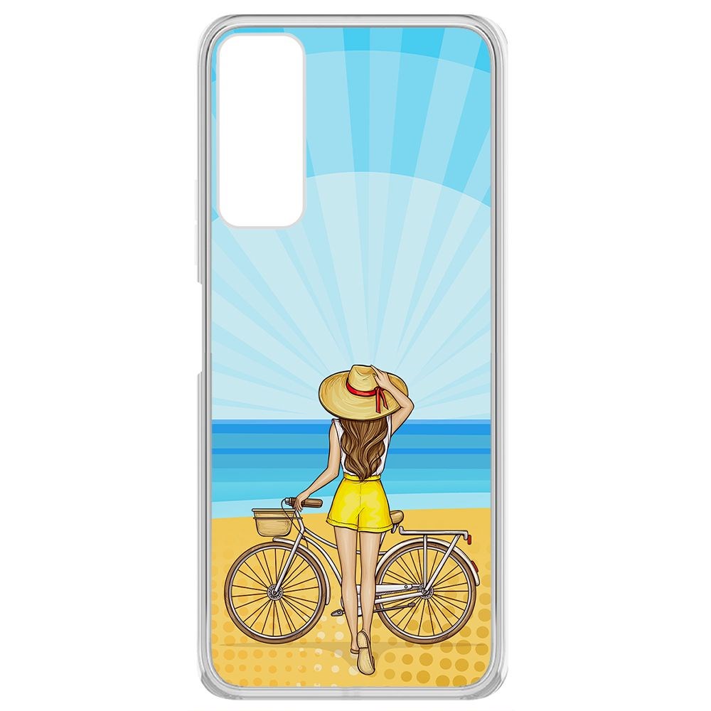 

Чехол-накладка Krutoff Clear Case Шорты женские для Tecno Camon 17P