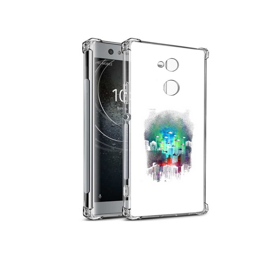 

Чехол MyPads Tocco для Sony Xperia XA2 город в свечении (PT99627.238.296), Прозрачный, Tocco