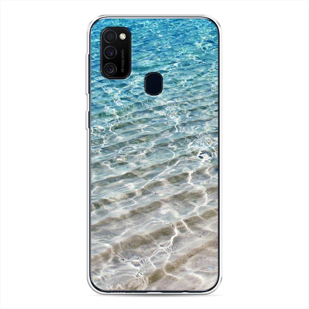 

Чехол Awog на Samsung Galaxy M21 "Волны 10", Разноцветный, 29750-4