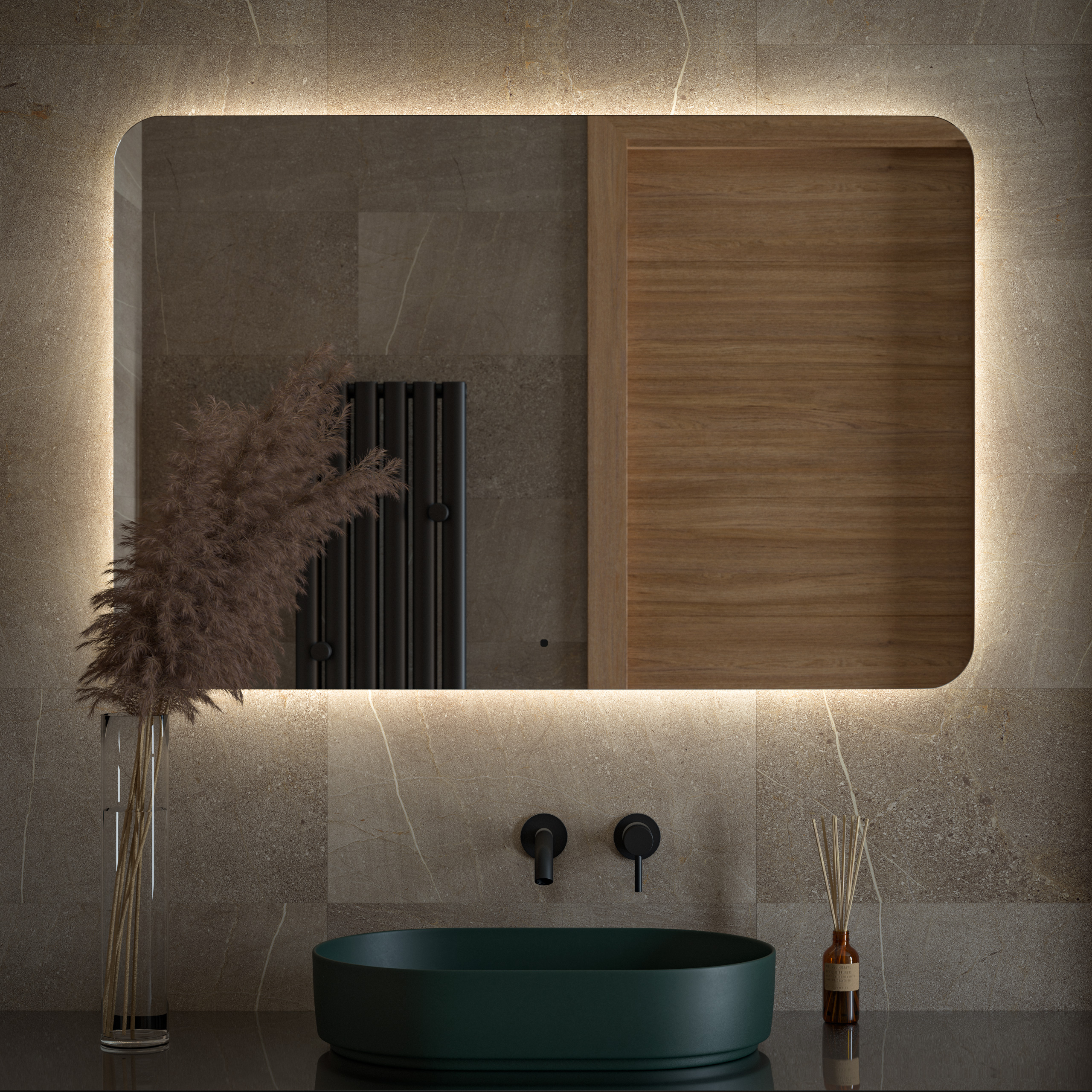 

Зеркало Defesto OPTI DF 2810RH с LED-подсветкой настенное 120x80см, DF 2810RH