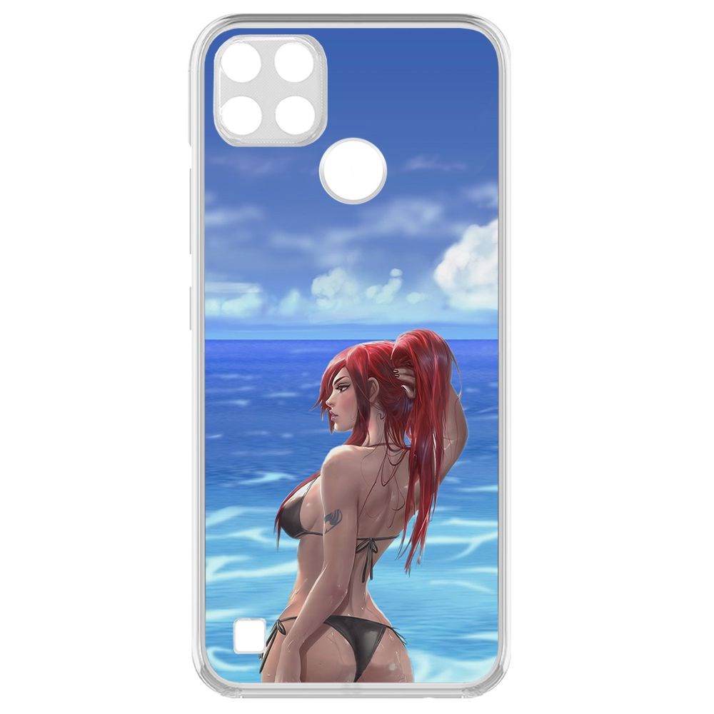 фото Чехол-накладка krutoff clear case купальник женский для realme c25y