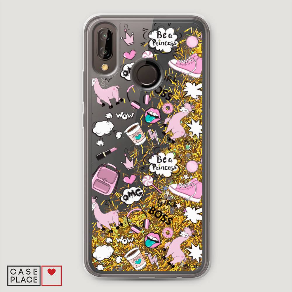 

Чехол Awog "Стильная лама" для Huawei P20 Lite, 64490-1
