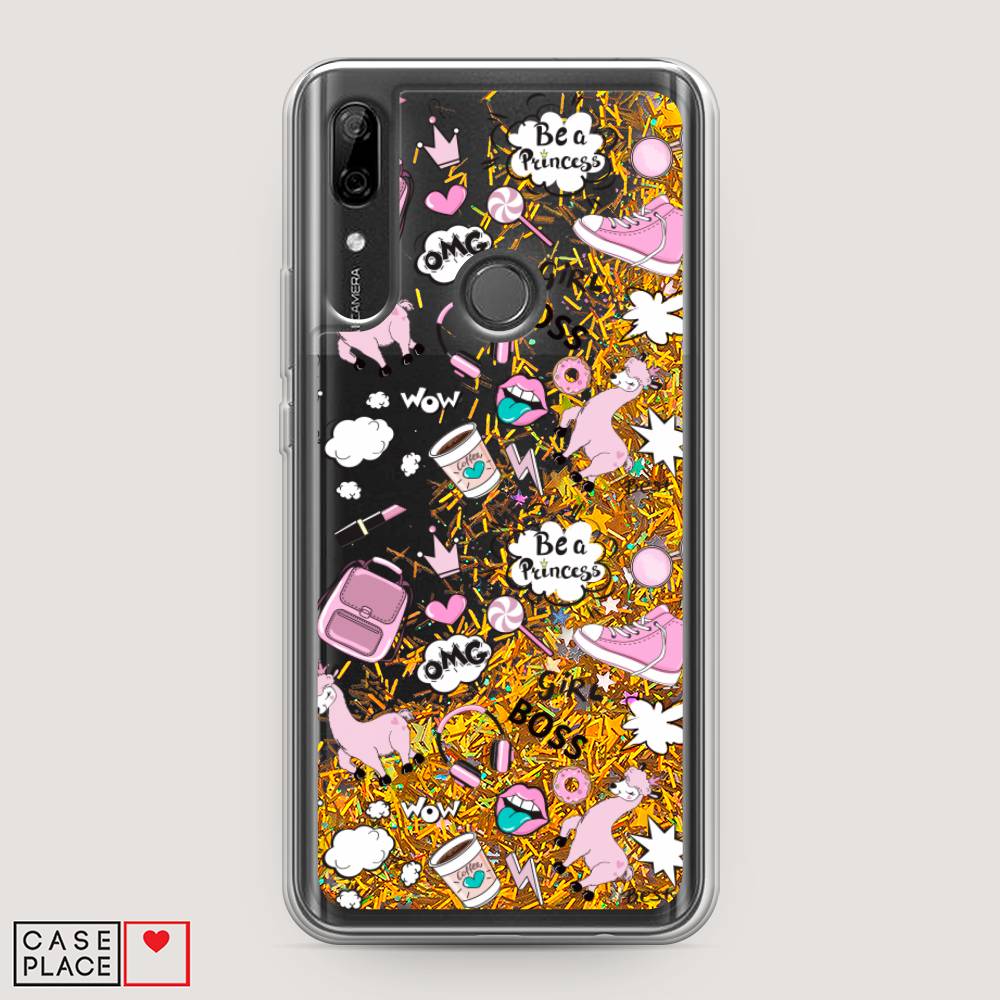 

Чехол Awog на Huawei P Smart Z "Стильная лама", Голубой;белый;розовый, 69490-1