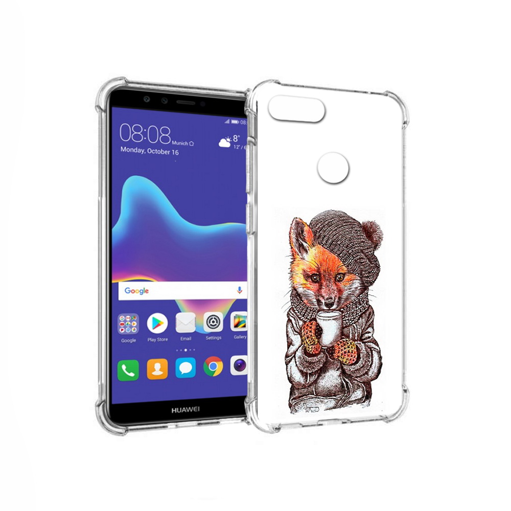 

Чехол MyPads Tocco для Huawei Enjoy 8 Plus лиса в шапке (PT108787.33.437), Tocco