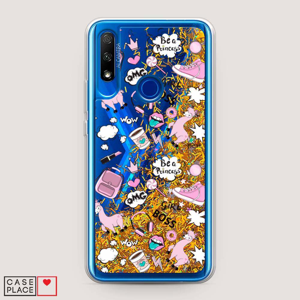 

Чехол Awog на Honor 9X "Стильная лама", Голубой;белый;розовый, 69990-1