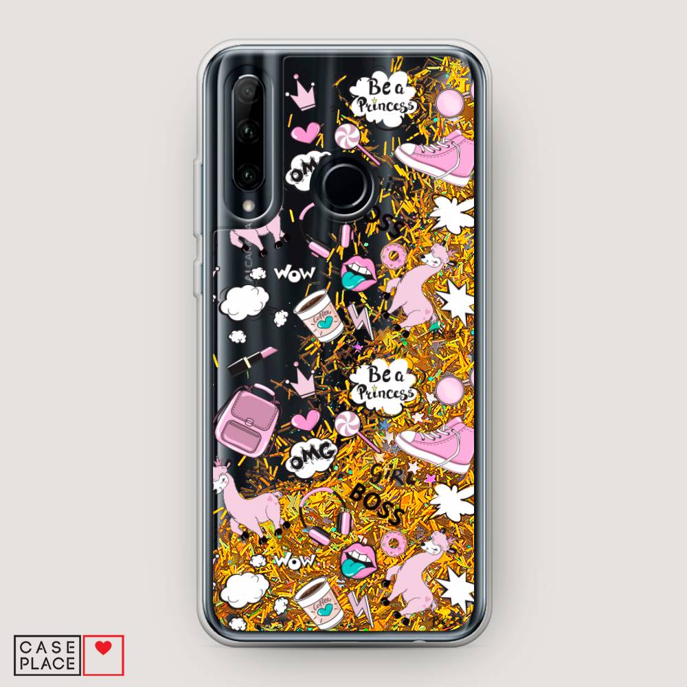 

Чехол Awog "Стильная лама" для Honor 10i, 68890-1