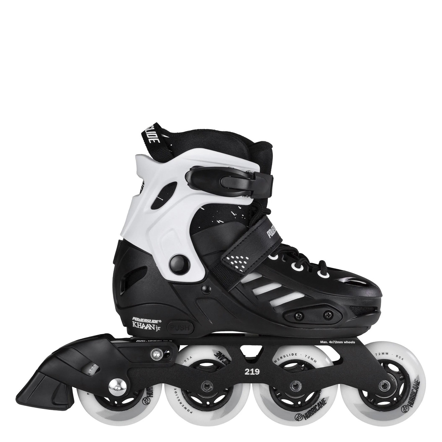 Роликовые коньки Powerslide Khaan Junior Sqd Black-White 31-34 EU 2024