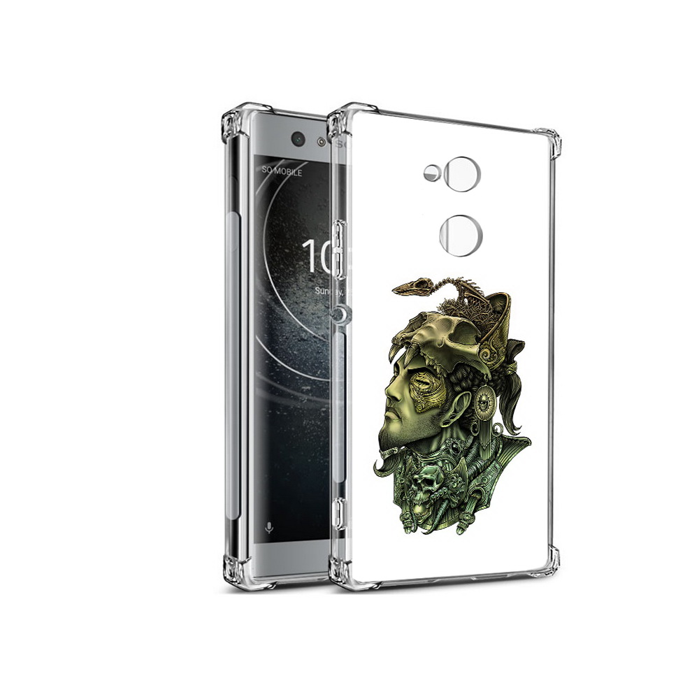 

Чехол MyPads Tocco для Sony Xperia XA2 бронзовый воин (PT99627.238.248), Прозрачный, Tocco