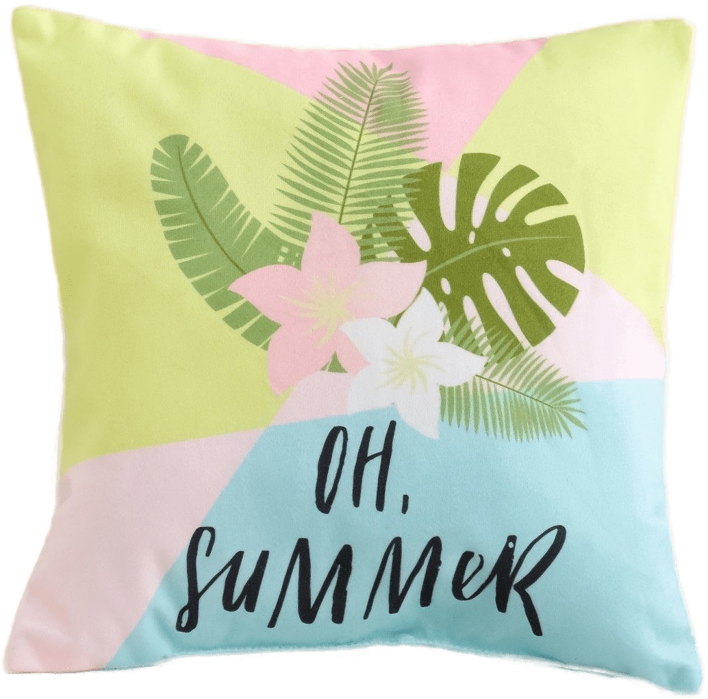 

Подушка декоративная 30х30см Этель Summer 4157399, Голубой;желтый