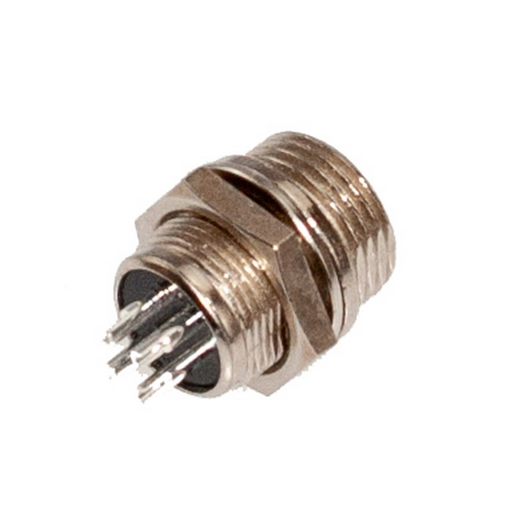

Разъем MIC12 4P Pro Legend PL2222, Стальной, PL2222
