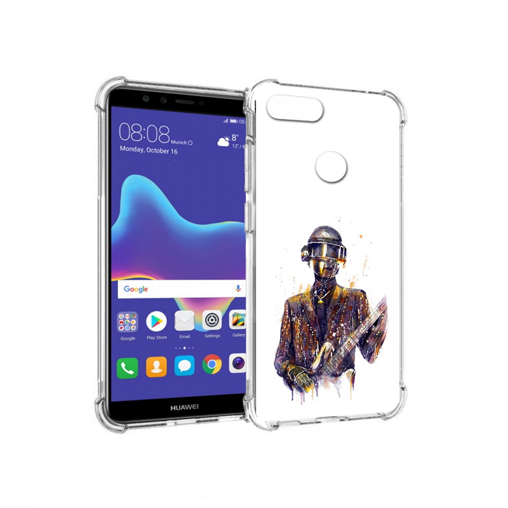 

Чехол MyPads Tocco для Huawei Enjoy 8 Plus космо-гитарист (PT108787.33.392), Прозрачный, Tocco