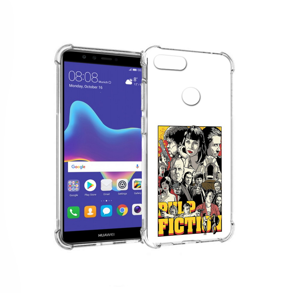 Чехол MyPads Tocco для Huawei Enjoy 8 Plus комикс картинка (PT108787.33.390)