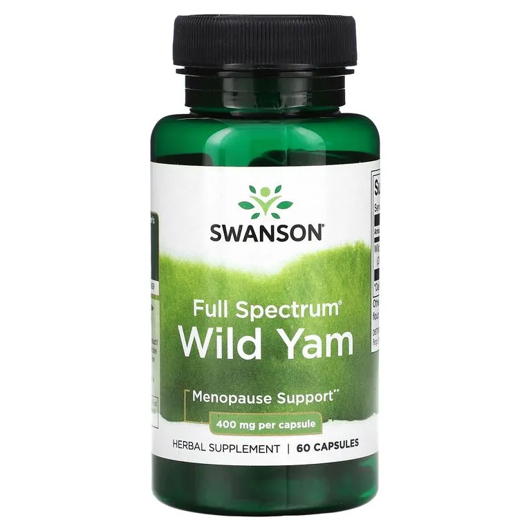 

Дикий ямс Swanson Full Spectrum Wild Yam 400 мг 60 капсул
