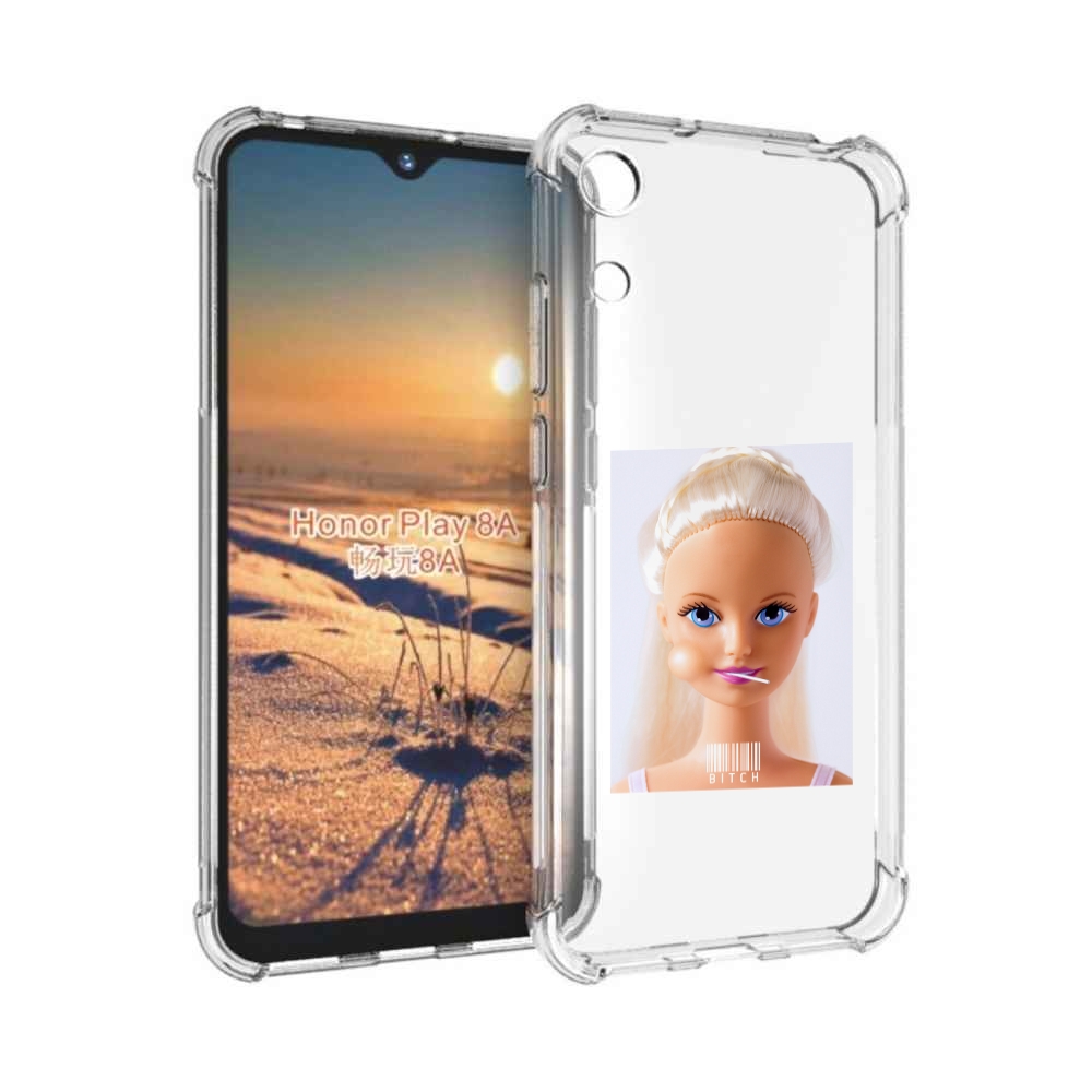 

Чехол бампер MyPads барби для Honor 8A., Прозрачный, Tocco