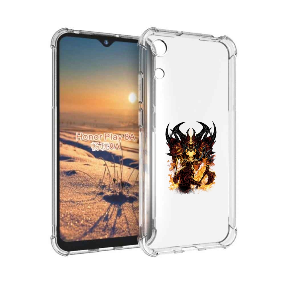 

Чехол бампер MyPads демон shadow fiend для Honor 8A., Прозрачный, Tocco