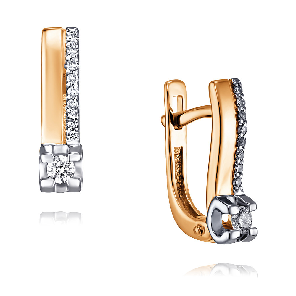 

Серьги из красного золота с бриллиантом ADAMAS 24037104/01-А501Д-41, 24037104/01-А501Д-41