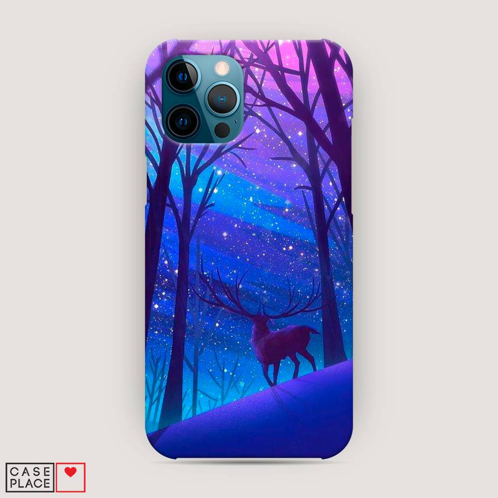 

Пластиковый чехол "Северный олень" на Apple iPhone 12 Pro Max, 12720-1