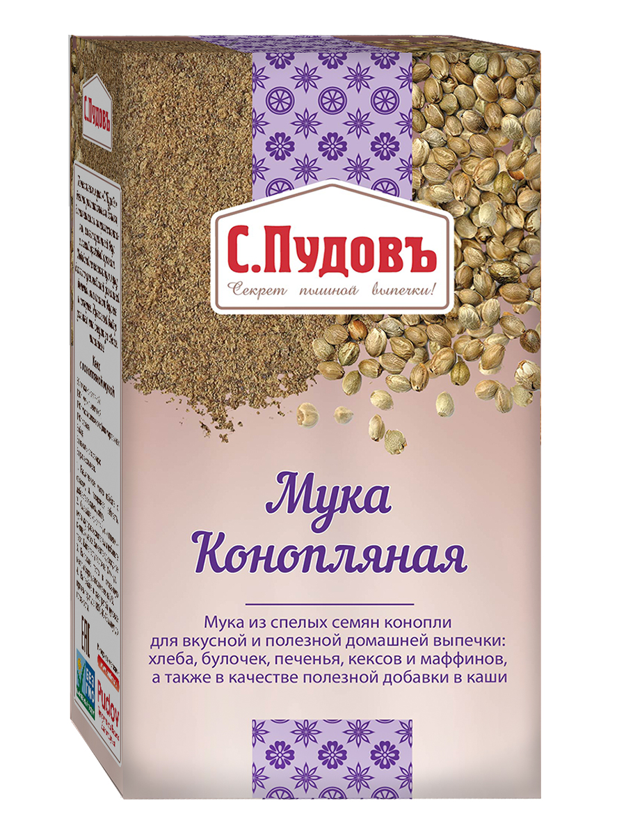 Мука конопляная С.Пудовъ, 200 г