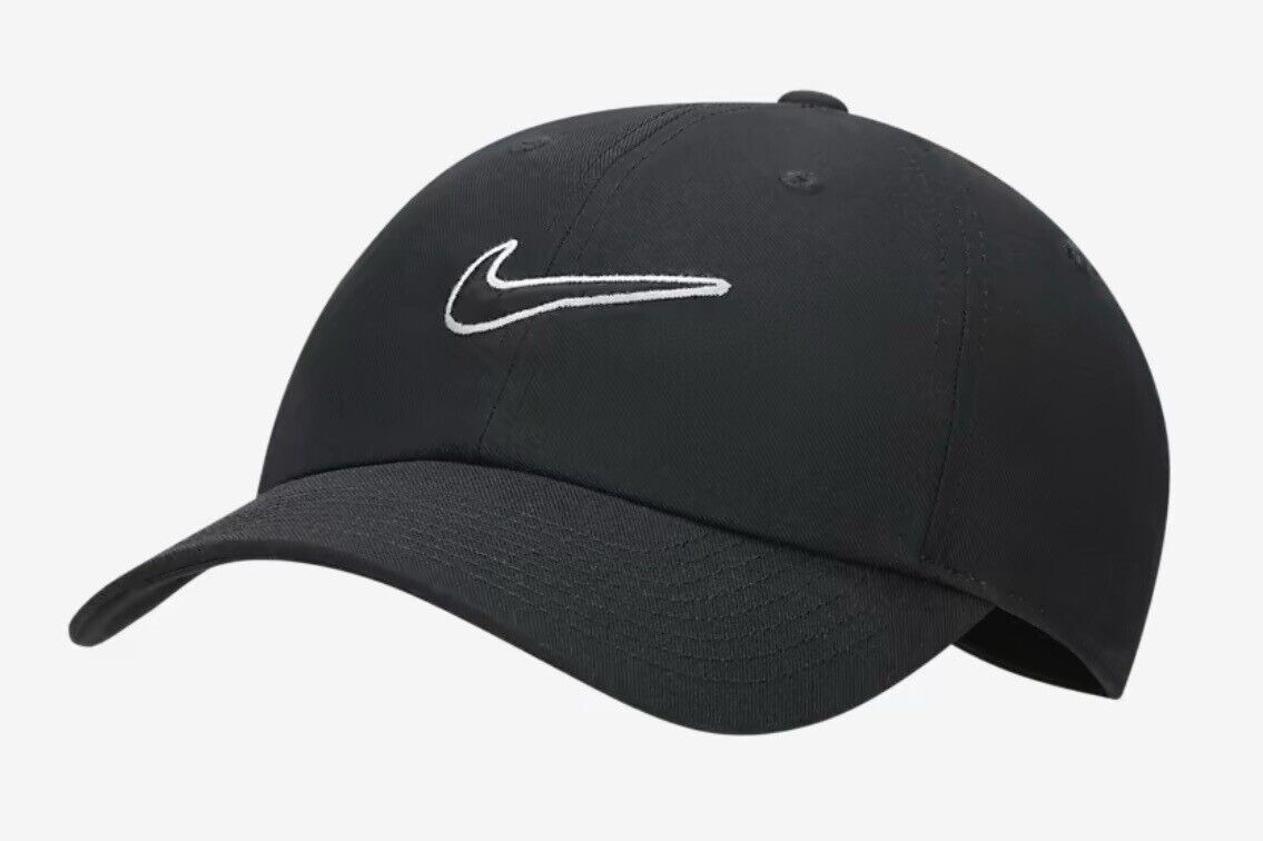 Бейсболка унисекс Nike Club Unstructured Swoosh black, L-XL