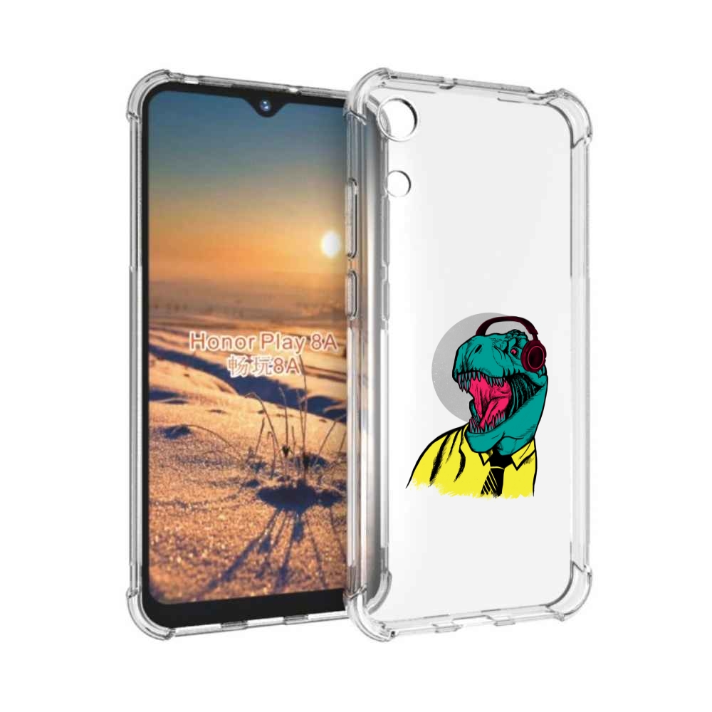 

Чехол бампер MyPads дино для Honor 8A., Прозрачный, Tocco