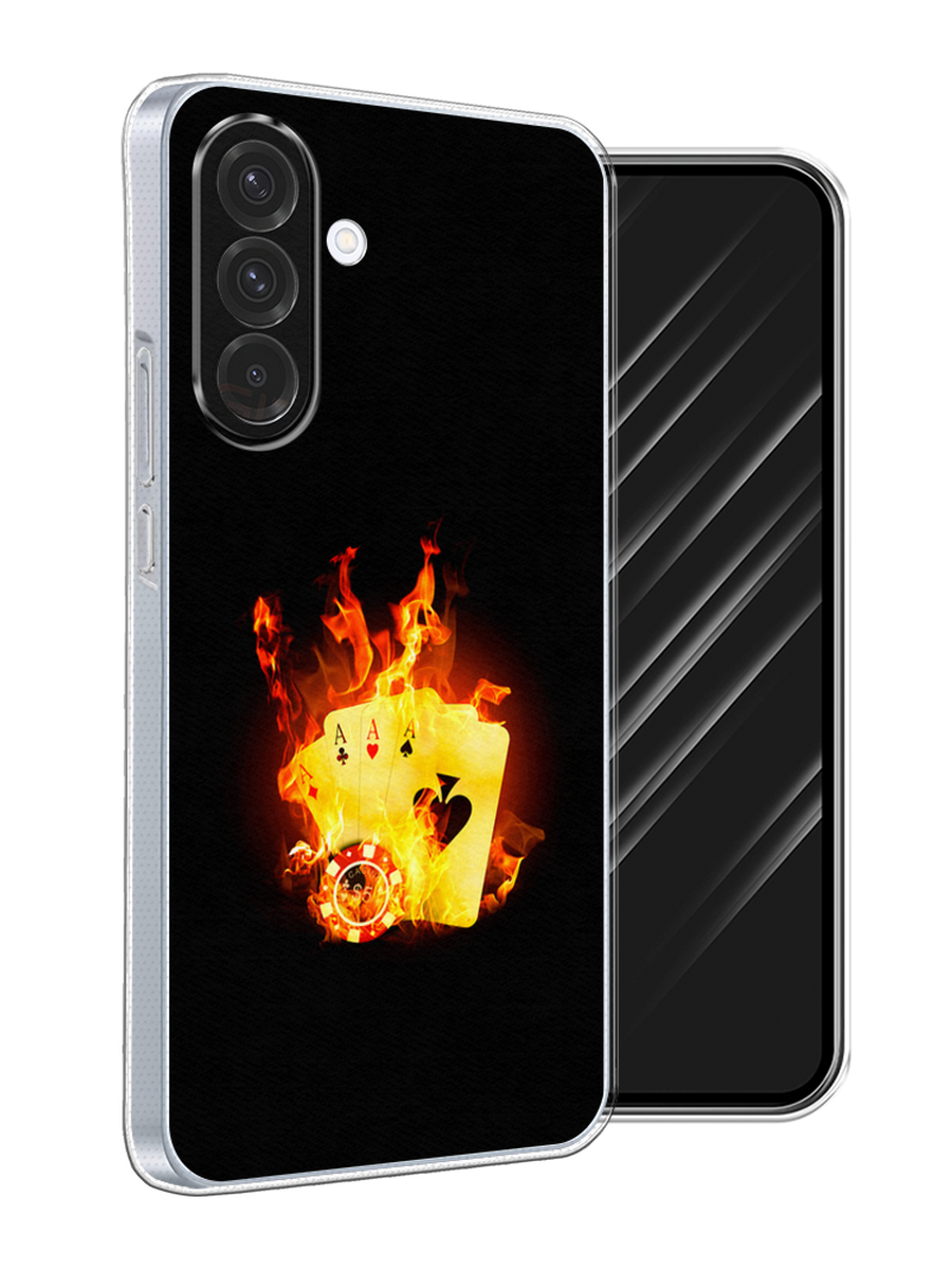 

Чехол Awog на Samsung Galaxy A36 5G "Горящие карты", Черный;оранжевый, 2110650-1