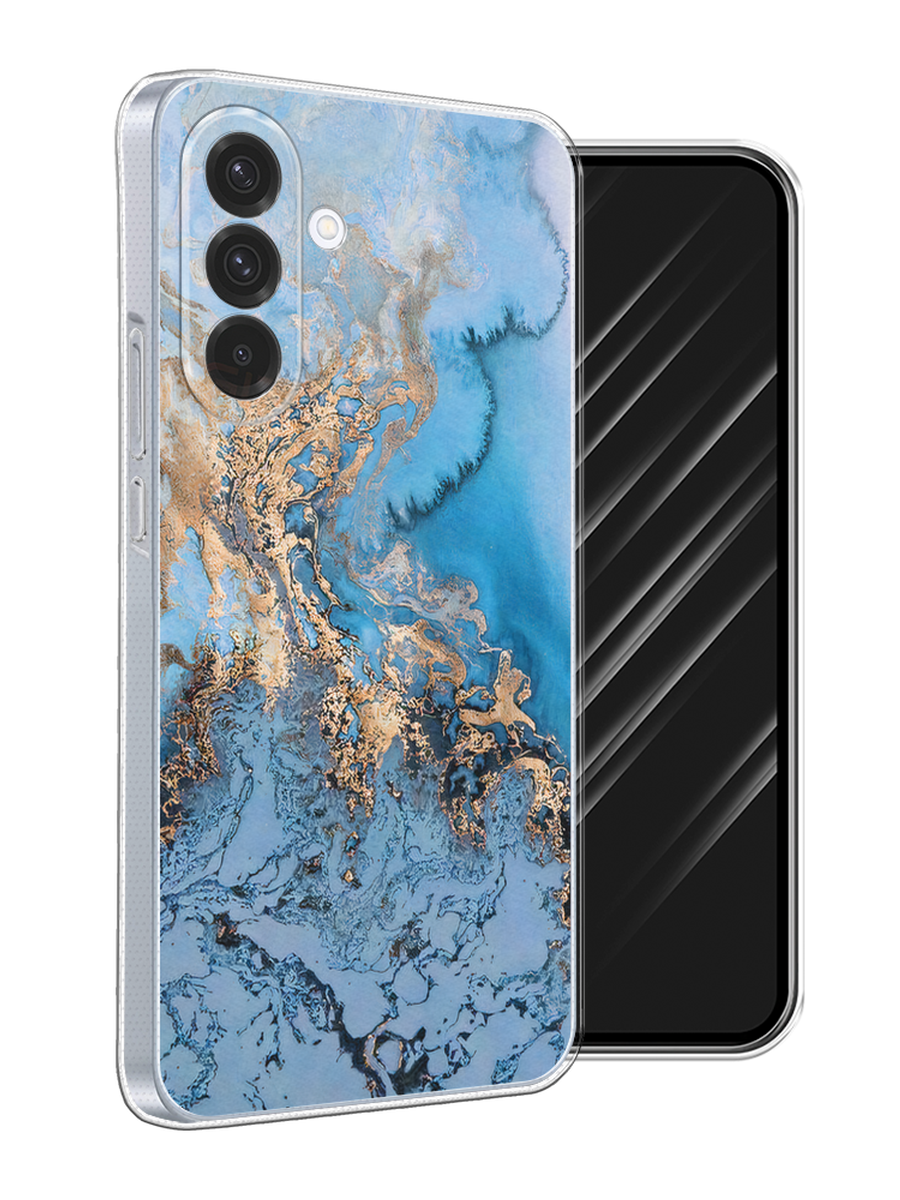 

Чехол Awog на Samsung Galaxy A36 5G "Морозная лавина синяя", Серебристый, 2110650-1